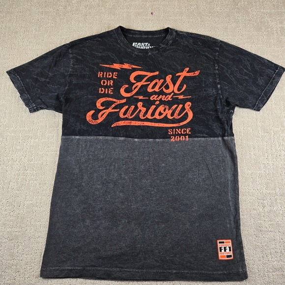Fast and Furious Affliction Graphic T-Shirt Mens XL Ride or Die Since 2001 Movie - Picture 1 of 6